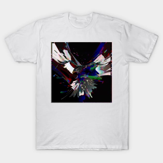 Eagle Marked Painting T-Shirt by TriForceDesign